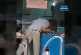حرکات زننده شاگرد نانوایی جنجالی شد +عکس و فیلم