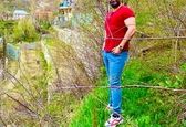شهرام قائدی دل به طبیعت بهاری زد! +عکس