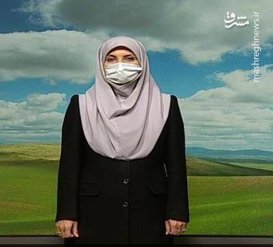 همه مجریان تلویزیون با ماسک روی آنتن +تصاویر